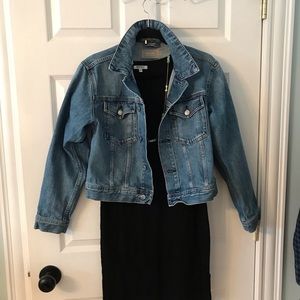Everlane The Shrunken Denim Jacket (sold out on their website) size large